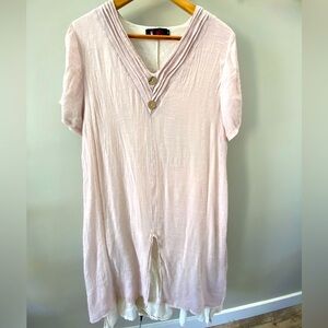 Elegant Pink Maxi Dress